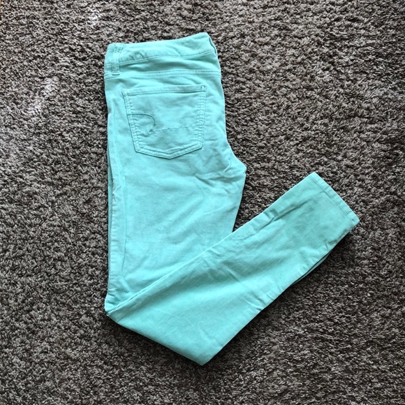 AE Mint Corduroy Skinny Jeans - Picture 3 of 6
